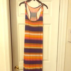 Striped maxi dress. New w/o tags. Medium